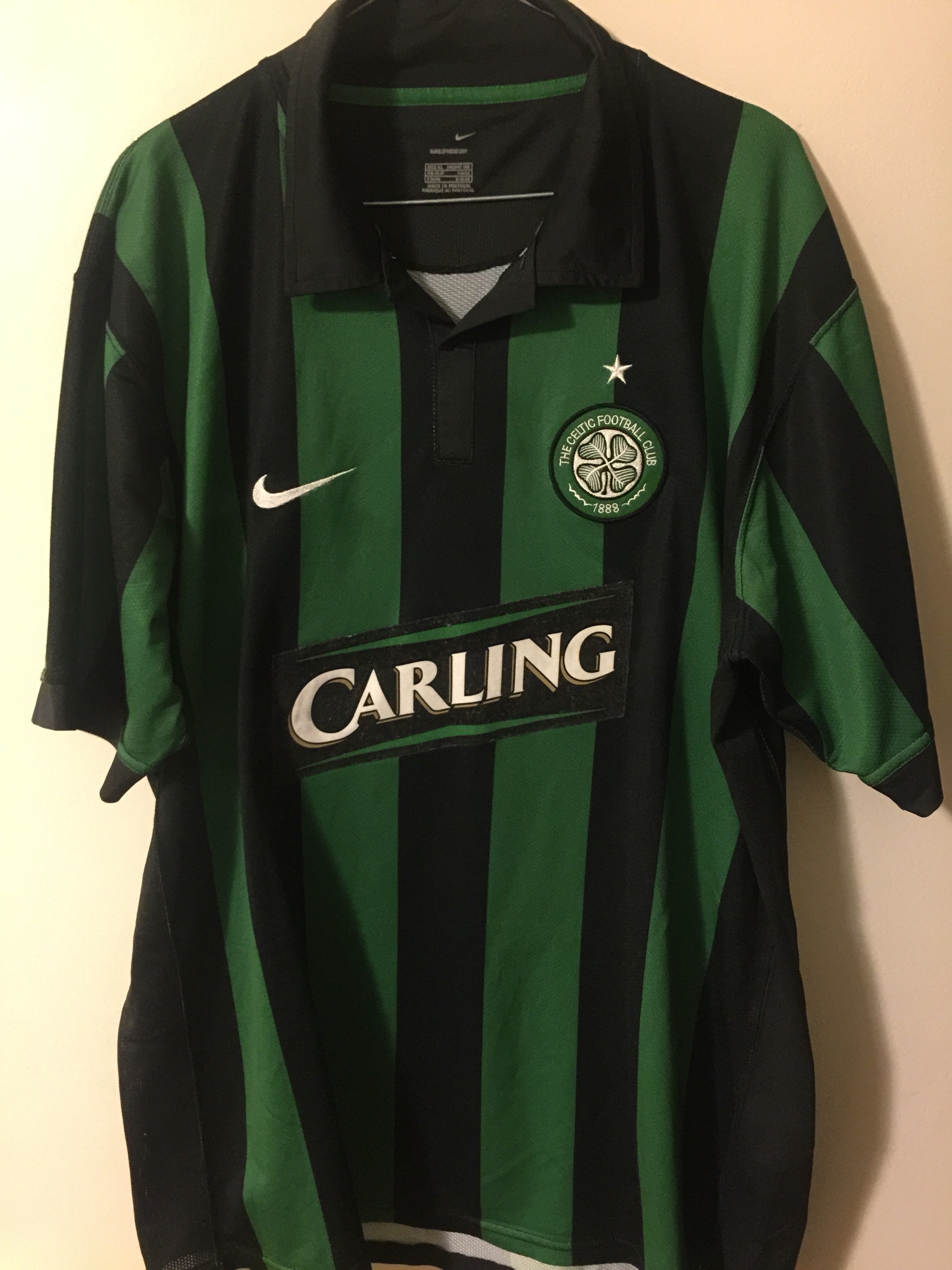 Celtic Cup Shirt football shirt 2006 - 2008. Sponsored by Carling